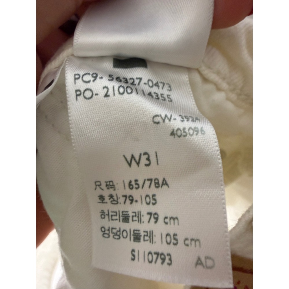 Levi's 501 off white jean shorts size 31 - Picture 4 of 4
